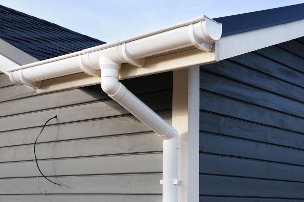 PVC Rain Gutter Installation in Ball Ground