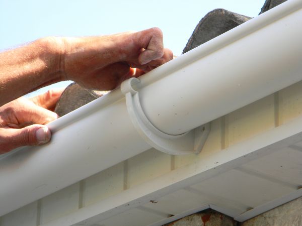 Plastic Gutter Repair in Ball Ground